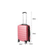 Goslash Picks 20’ Luggage Suitcase Trolley Travel Packing