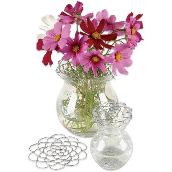 Vibe Geeks 3 Pack Wire Flower Arranging Tool Reusable Bendable Flower Grid
