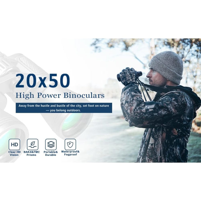 20x50 High Power Long Range Binoculars Telescope with Phone