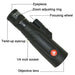 20x50 Monocular High Powered Zoom Telescope with Optical