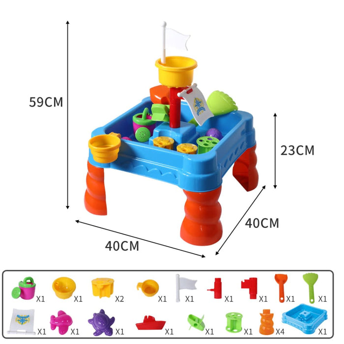Goslash Picks 21pc Kids Sand Water Activity Play Table
