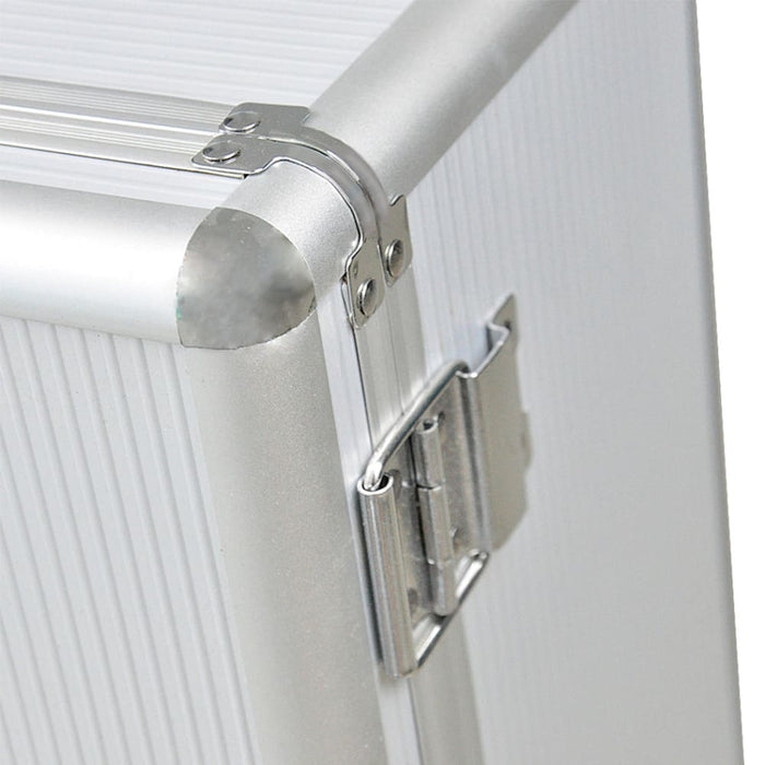 240 Discs Aluminium Cd Dvd Cases Bluray Lock Storage Box