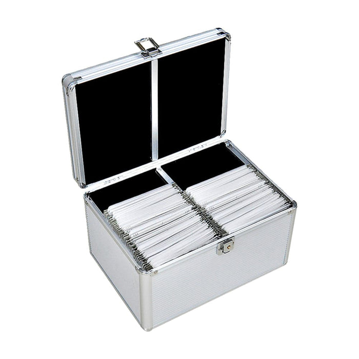 240 Discs Aluminium Cd Dvd Cases Bluray Lock Storage Box