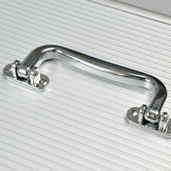 240 Discs Aluminium Cd Dvd Cases Bluray Lock Storage Box