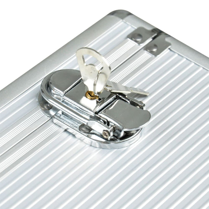 240 Discs Aluminium Cd Dvd Cases Bluray Lock Storage Box