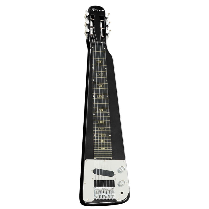 29in 6-string Lap Steel Hawaiian Guitar - Black