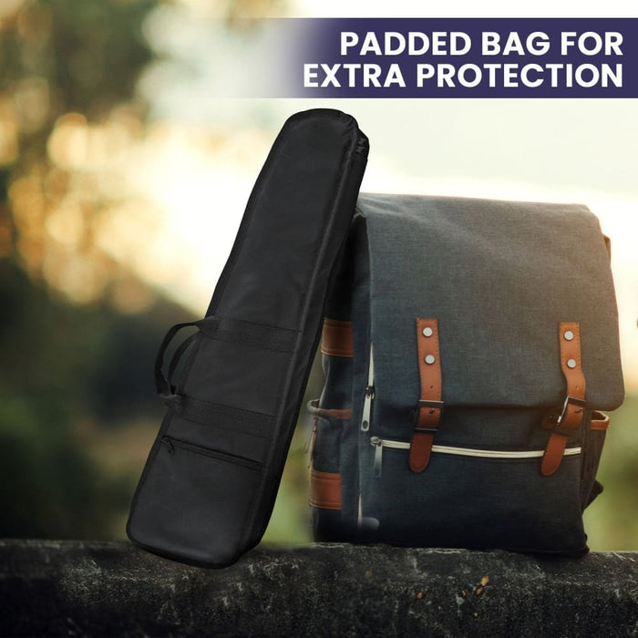 29in 6-string Lap Steel Hawaiian Guitar - Black