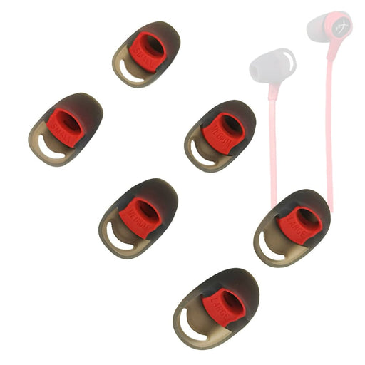2pcs Anti-drop Silicone Ear Tips for Kingston Hyperx Cloud