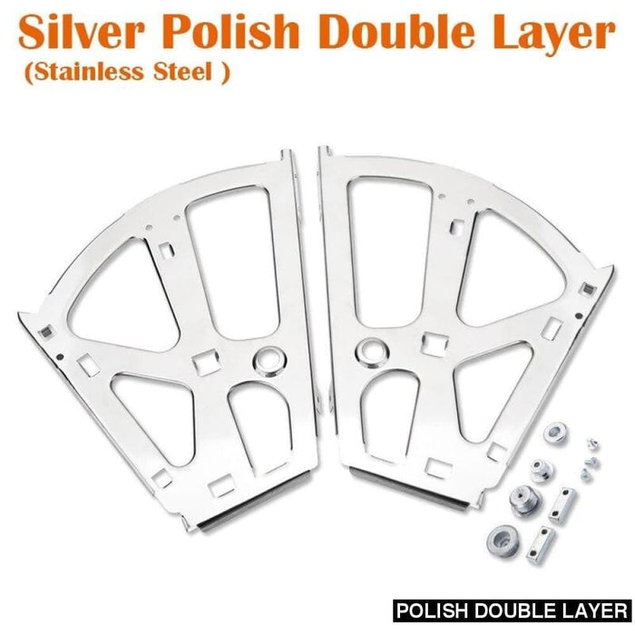 2pcs Furniture Hinges Shoes Drawer Cabinet Rack Metal