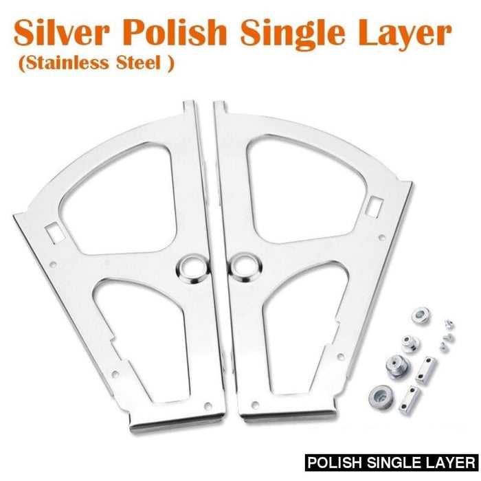 2pcs Furniture Hinges Shoes Drawer Cabinet Rack Metal