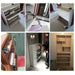 2pcs Furniture Hinges Shoes Drawer Cabinet Rack Metal