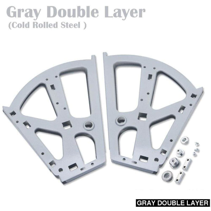 2pcs Furniture Hinges Shoes Drawer Cabinet Rack Metal