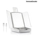3-in-1 Folding Led Mirror with Make-up Organiser Panomir