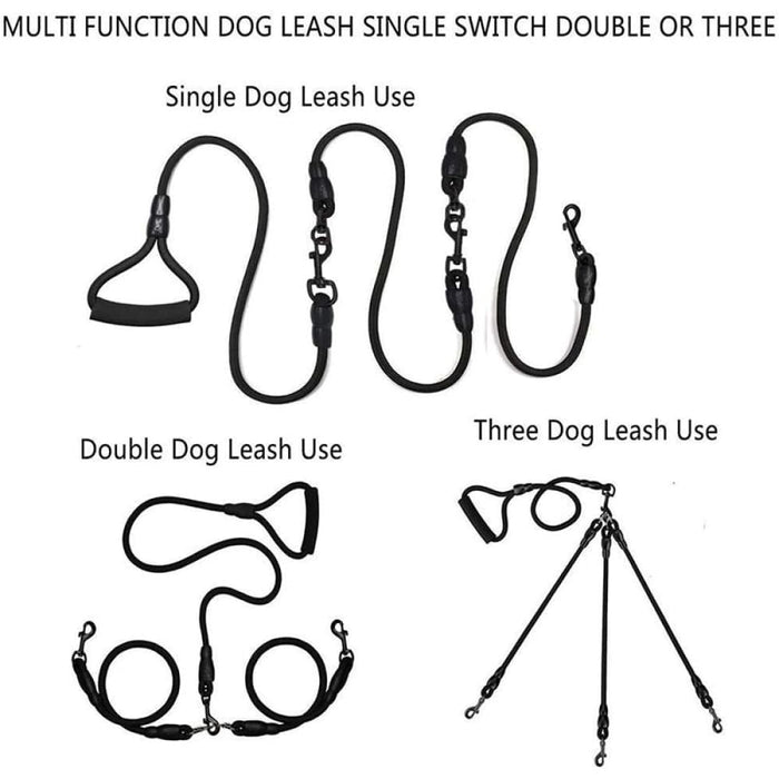 3 In1 Heavy Duty Dual Triple 360 Swivel no Tangle