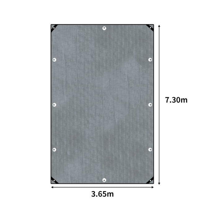 3.6x7.3m Heavy Duty Poly Tarps 200gsm Pe Tarpaulin Camping
