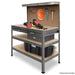 3-layered Work Bench Garage Storage Table Tool Shop Shelf