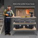 3-layered Work Bench Garage Storage Table Tool Shop Shelf