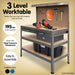 3-layered Work Bench Garage Storage Table Tool Shop Shelf