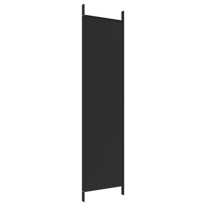 3-panel Room Divider Black 150x200 Cm Fabric Tpbono
