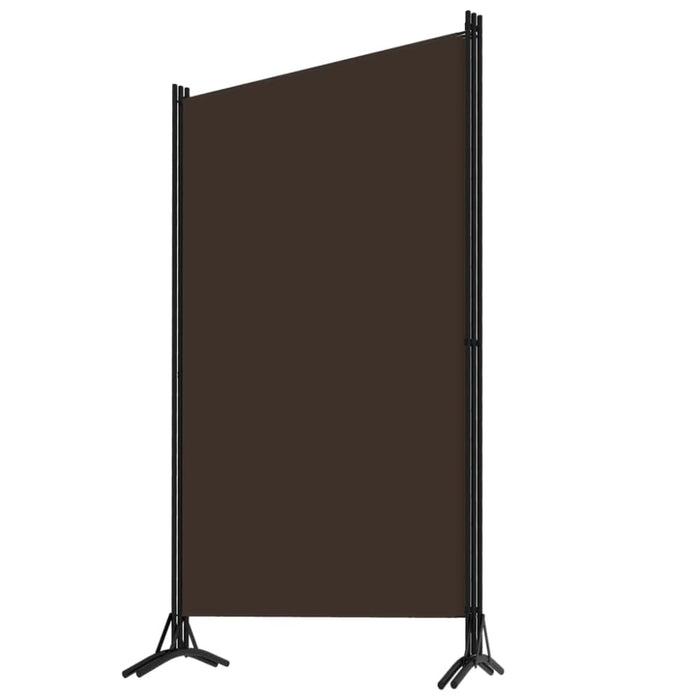 3 Panel Room Divider Brown Gl20