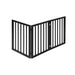 3 Panels Wooden Pet Gate Dog Fence Safety Stair Barrier