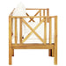 3-seater Garden Bench with Cushions Solid Acacia Wood Tobtbk