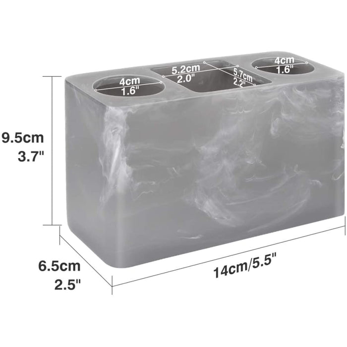 3 Slots Large Toothbrush Holder