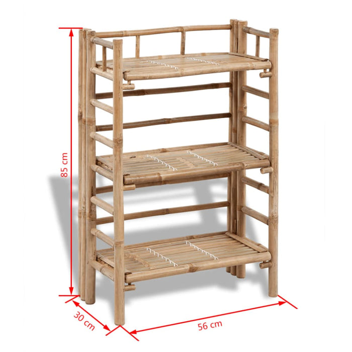 3-tier Bamboo Plant Rack Aoaka