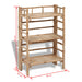3-tier Bamboo Plant Rack Aoaka