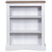 3-tier Bookcase Mexican Pine Corona Range White 81x29x100