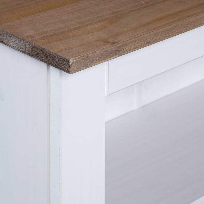 3-tier Bookcase Mexican Pine Corona Range White 81x29x100