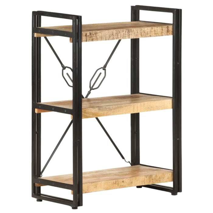 3 - tier Bookcase Solid Mango Wood Txblon