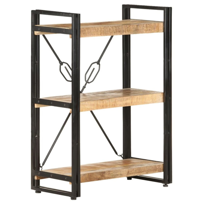 3 - tier Bookcase Solid Mango Wood Txblon