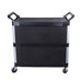 3 Tier Covered Food Trolley Waste Cart Storage Mechanic