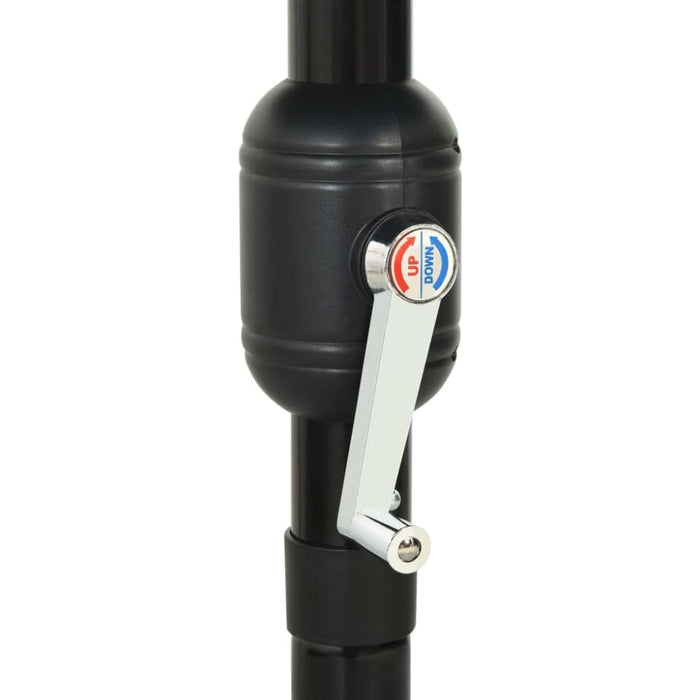 3-tier Parasol with Aluminium Pole Green 3.5 m Totnii