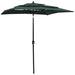 3-tier Parasol with Aluminium Pole Green 2x2 m Totnap
