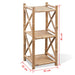3-tier Square Bamboo Shelf Xaxako