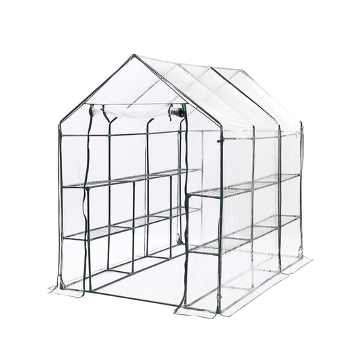 3 Tier Walk In Greenhouse Garden Shed Pvc Cover Film Tunnel