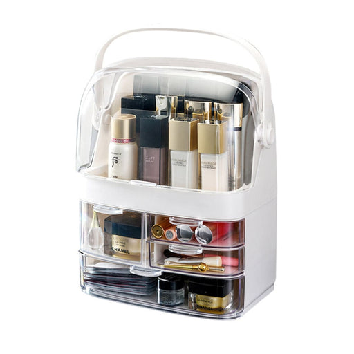 3 Tier White Countertop Makeup Cosmetic Storage Organiser
