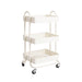 Goslash Picks 3 Tiers Kitchen Trolley Cart Steel Storage