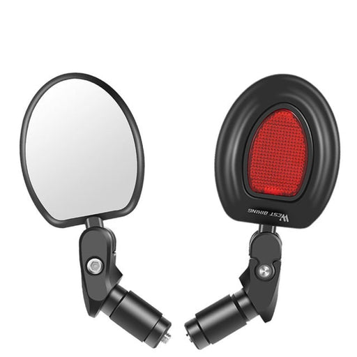 360 Degree Rotatable Bicycle Rearview Mirror with Back