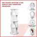 360-degree Rotating 4 Tier Display Shelf Bookcase Organiser