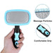 360 Rotation Clean Comfortable Anti - slip Handle Pet Comb