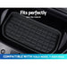 3pcs Car Rear Front Cargo Trunk Toolbox Luggage Rubber Mats