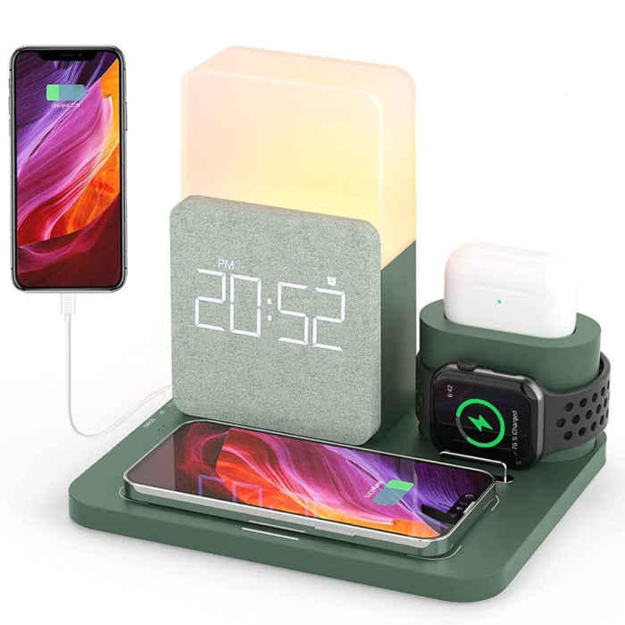 15w 4 In 1 Fast Wireless Charging Station