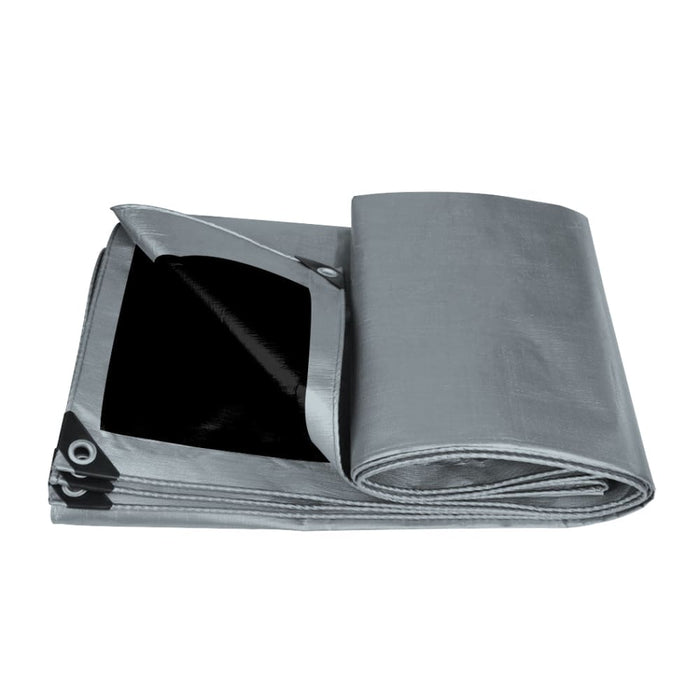 Goslash Picks 4.9x6.1m Heavy Duty Poly Tarps 200gsm Pe