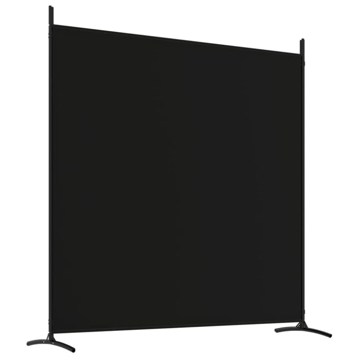 4-panel Room Divider Black 698x180 Cm Fabric Tpbxnp