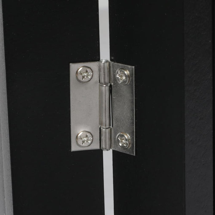 Goslash Picks 4 Panels Wooden Pet Gate Dog Fence Safety