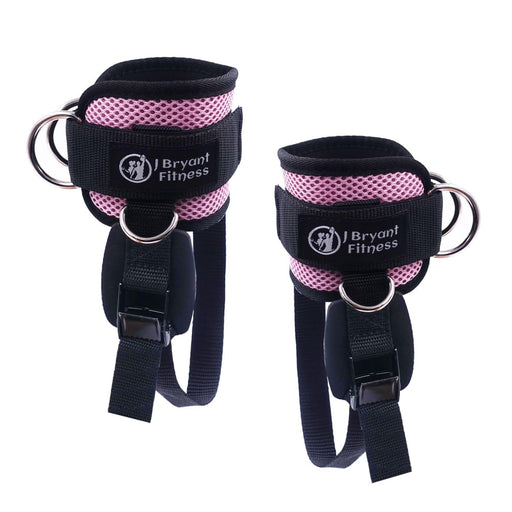 4 D-rings Adjustable Ankle Straps for Cable Machines