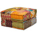 4-seater Modular Pouffe Patchwork Fabric Xaakno